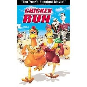 Chicken Run VHS 2000 DreamWorks Clamshell Movie Preowned Good Condition